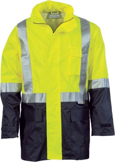 Picture of DNC HiVis Two Tone Light weight Rain Jacket with 3M R/Tape